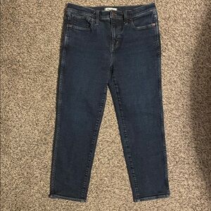Madewell mid rise Stovepipe jeans -size 30P